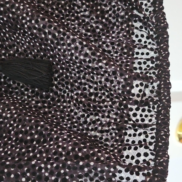 Lucky Brand Black Puff Sleeve Blouse - Picture 5 of 6